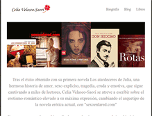 Tablet Screenshot of celiavelascosaori.com
